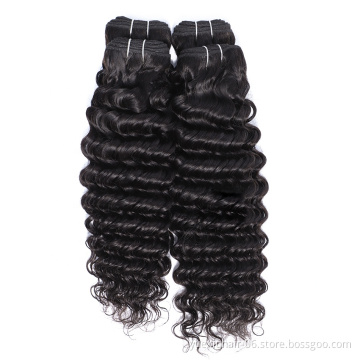 YueXiu Hair 10A Grade Unprocessed Peruvian Hair Deep Wave Weft Virgin Peruvian Human Hair Bundles In China Overnight Shipping